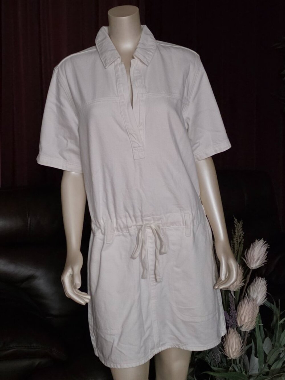 Soft Denim Collared Dress!